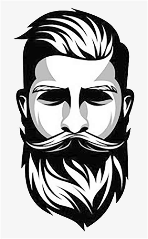 beard logo design png
